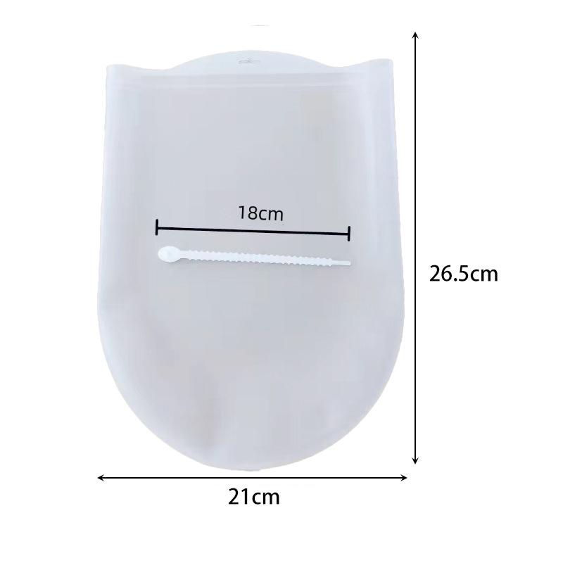 Silicone Kneading Dough Bag Flour Mixer Bag Dough Kneading Bag Versatile Dough Mixer for Bread Pastry Pizza Bakeware Baking Tool