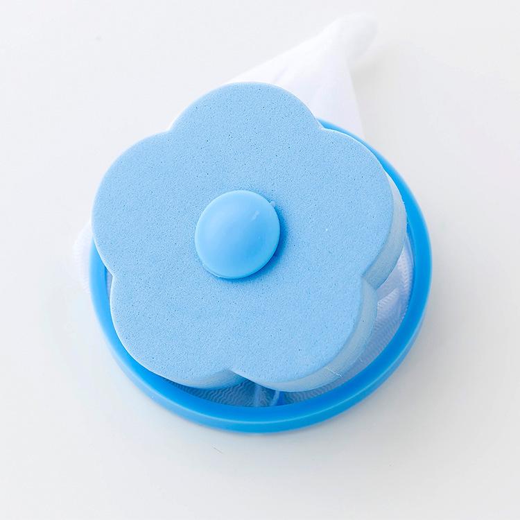 

YY Plum-Shaped Washing Machine Lint & Hair Remover, Floating Mesh Filter Laundry Ball No Packaging синий