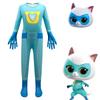 Super Kitty Tím Super Kitty Pančuchy Oblečenie Vystúpenie Kostým