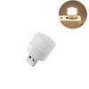 50Pcs Mini USB Night Light Warm White Eye Protection Book Reading Light USB Plug Computer Mobile Power Charging LED Night Lamp