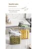 Multi-Grain Storage Canister with Measuring Cup - Sealed Plastic Container for Rice, Flour, and Grains