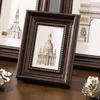 Vintage 6/7/10 Inch Antique Picture Frames Imitation Wood Photo Frame Nightstand Desk Decoration Ornaments Rustic Home Decoratio