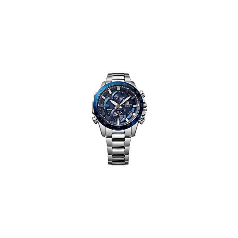 Casio EDIFICE gradient coating business bluetooth connection classic pointer three eyes and five hands date display solar quartz EQB-900DB-2APR