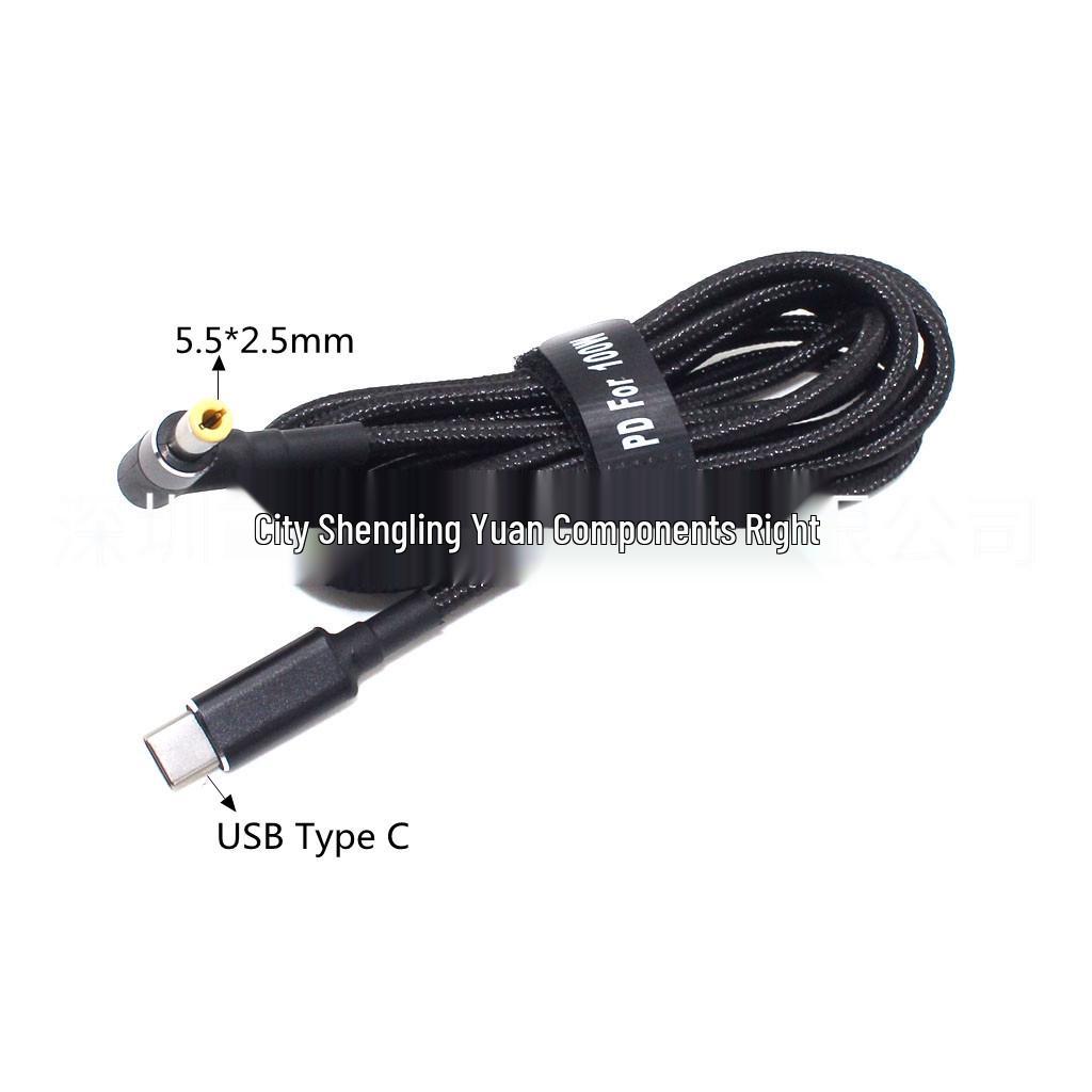 10-Piece Laptop Power Adapter Set with PD65W Charging Cable