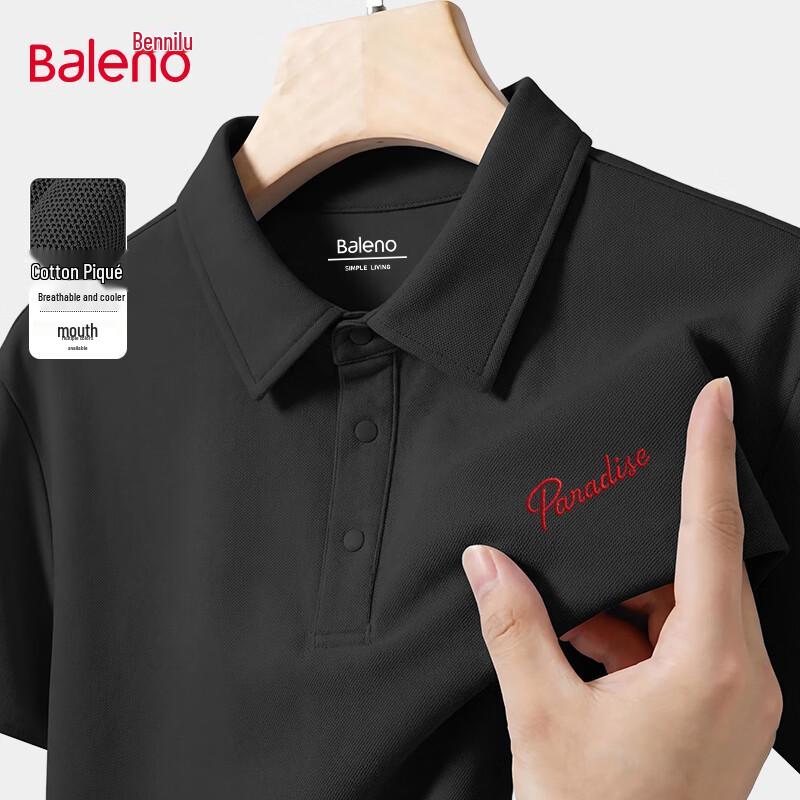 Baleno Men s 2026 Summer Heavyweight Pique Polo Shirt XL