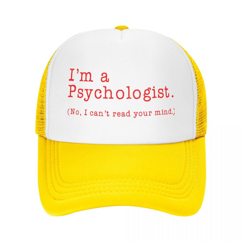 Jestem Psychologiem Nie Nie Potrafię Czytać w Twoich Myślach Czapka Baseballowa Hip Hop Regulowana Czapka Truckerka Psychologa Jesienne Czapki Snapback