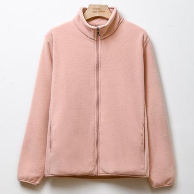 Polar Fleece Coat Women Thick Autumn and Winter Joker Korean Version of Fleece Cardigan Couple Sweater Women