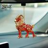 Festive Party Supplies Goat Christmas Car Hanging Ornament 2D Acrylic Pendant with Seasonal Ornaments String Cute Animal Decor for Rearview Mirror,