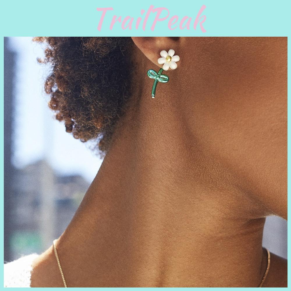 Earrings Floral Lightweight For Women Modern And Chic Street Style Jewelry