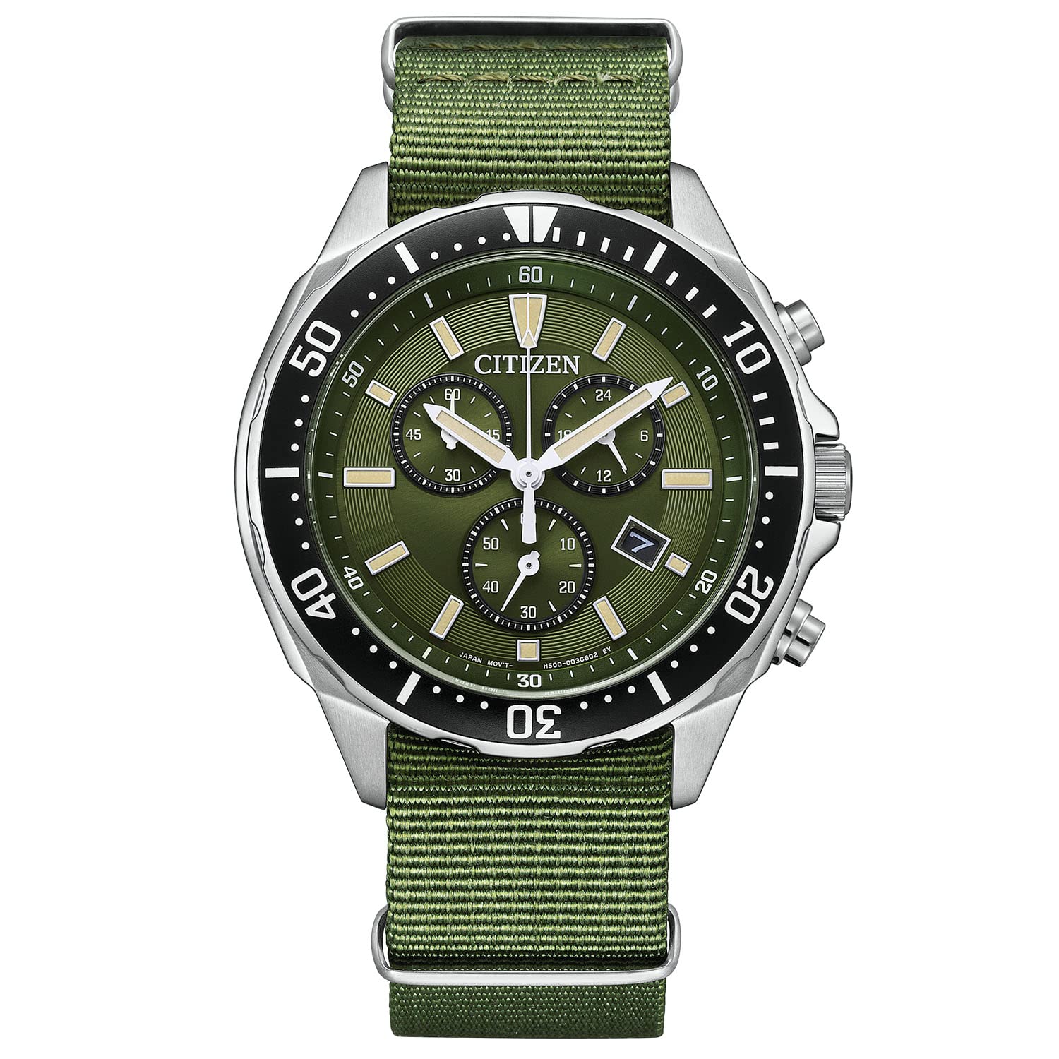 

[Citizen] Watch Citizen Collection Eco-Drive Waterproof Nylon AT2500-19W Men s Khaki