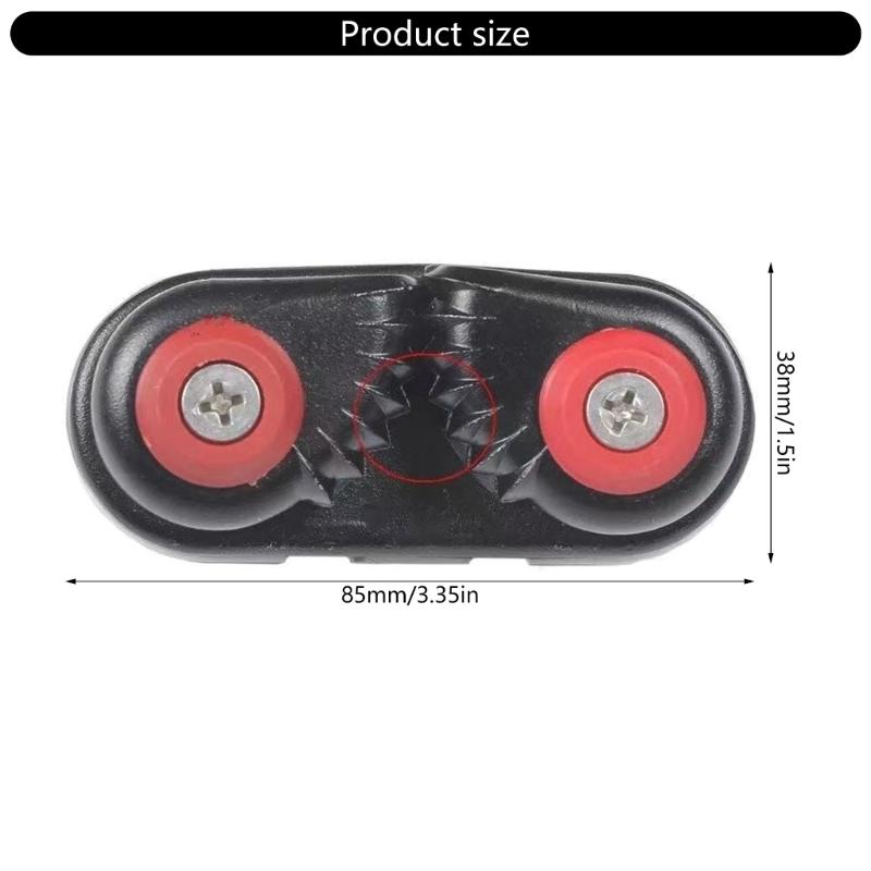 Aluminium Boat Fast Entry Cams Cleat With Leading Rings Bearing Rope Clamp Pilates Equipment Boat Cleats Kayak Marine