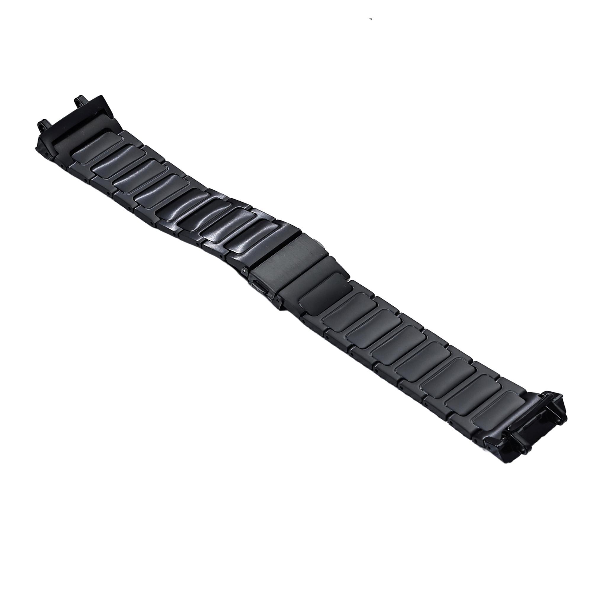For Huami Amazfit T-Rex 2 Replacement Strap H-Link Stainless Steel Watch Band