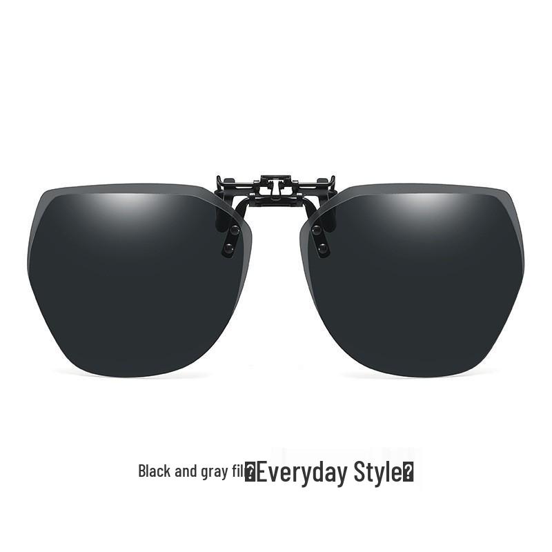 Rimless Polarized Clip-on Prescription Sunglasses: Fashionable Outdoor & Night Vision
