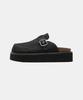 [6FT] BOTO STRAP MULE (Denim Black)