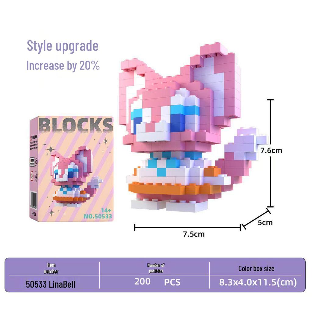 Children's 3D Puzzle Building Blocks - Compatible with Lego, Educational Toys for Girls