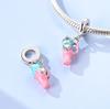 Copper Original Charms Skirt Autumn Cup Beads Fit Bracelet Diy For Woman Jewelry Gift
