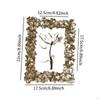 Photo Frame Home Decoration Elegant Portable Art Tabletop Picture Display for Wedding