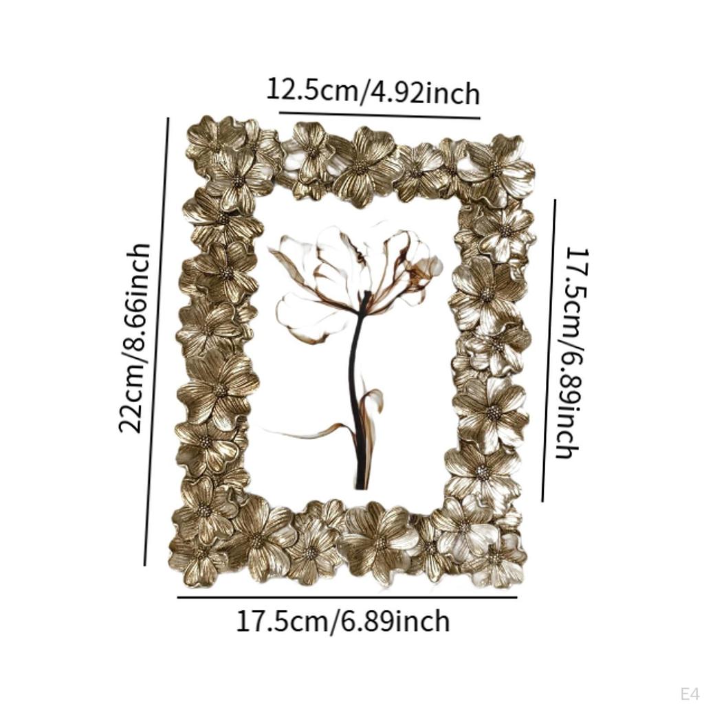 Photo Frame Home Decoration Elegant Portable Art Tabletop Picture Display for Wedding