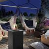 GAS HEATER PATIO SLIM BLACK 8,2 KW KIT