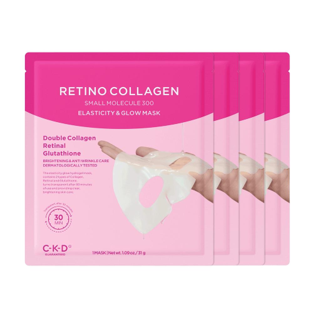 Ckd Guaranteed Retino Collagen Elastic Glow Mask 31g 4 Sheets NONE