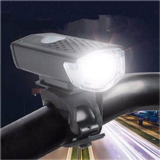 Bicycle Lights USB LED Rechargeable Set Mountain Cycle Front Back Headlight