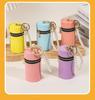 Mini Cross-border PU Bucket Bag: Portable, Stylish Make-up Organizer with DIY Pendant