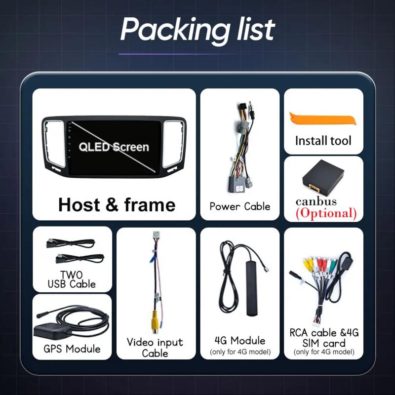 Android Auto For Volkswagen VW Sharan SEAT Alhambra 7N 2010-2022 Car Radio Stereo Video Multimedia Player GPS Carplay 4G BT Wifi