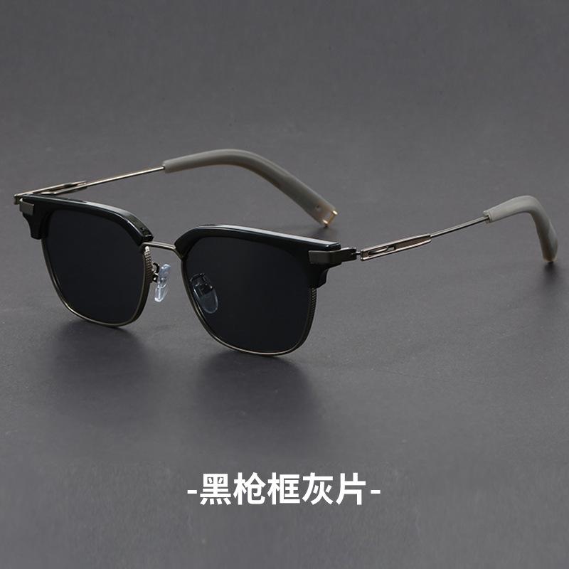 Luxury Rectangle Men's Sunglasses Retro Metal UV400 Protection Sun Glasses Male Classic Outdoor Driving Shades Summer Glasses
