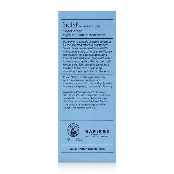 belif Super Drops Hyaluronic Acid Water Treatment 150ml