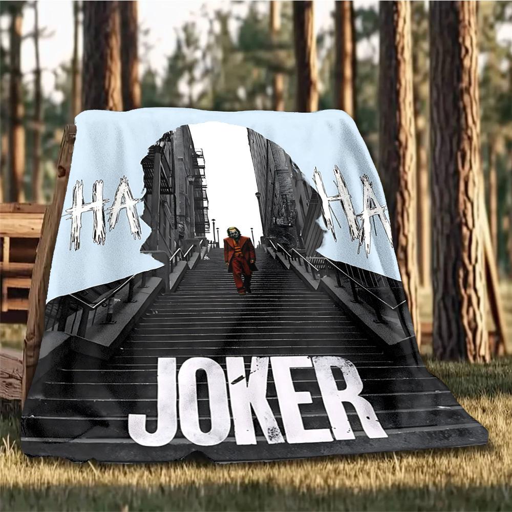 1 Stück Joker Outdoor Personalisierte Flanelldecke, Weiche, Leichte Personalisierte Flanelldecke, Digitaldruck,