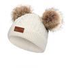 Infant Toddler Beanie Pompom Hat Winter Warm Baby Boys Girls Knitted Cap