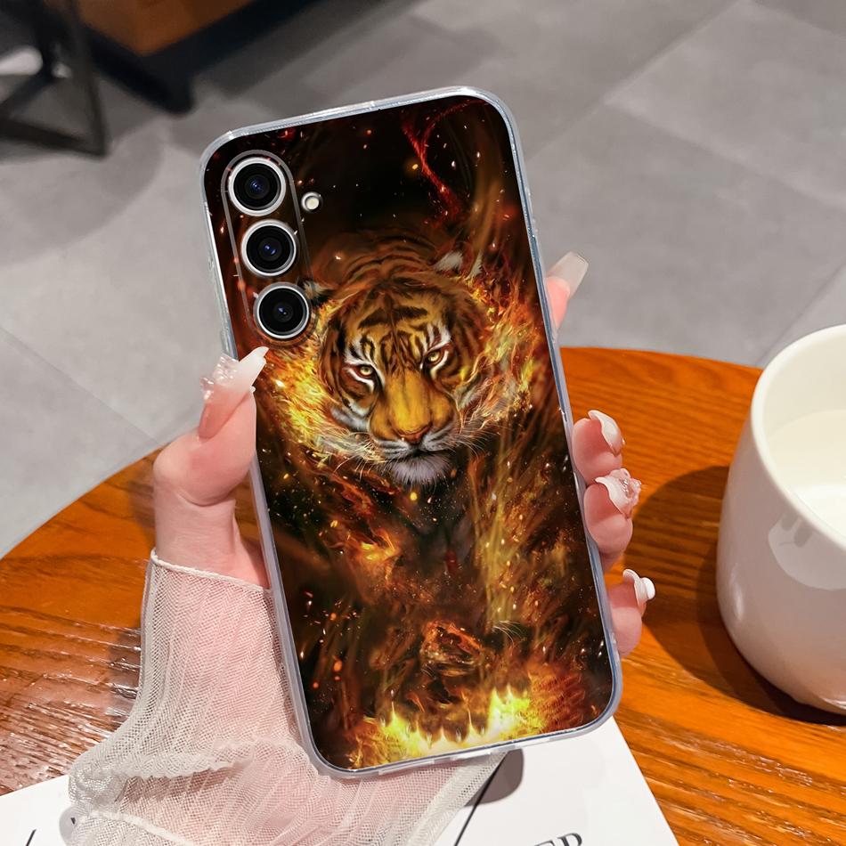 For Samsung Galaxy S24 Plus Ultra Phone Case Creative Soft TPU Silicone Clear Anti Drop Special Back Cover For Samsung S 24 Capa