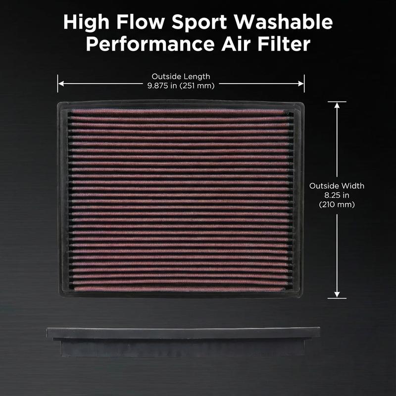 For BMW M5 E39 535i 540i E34 530i V8 730i 735i 740i E32 E38 X5 E53 4.8is 4.6is Z8 E52 E31 840i Ci High Flow Washable Air Filter