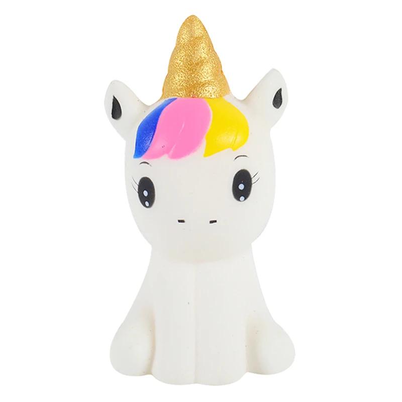 Squishy Cute Unicorn Simulation Animal Doll PU Slow Rising Scented Soft Squeeze Toy Stress Relief for Kid and Adults Xmas Gift