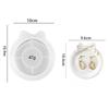 Jewelry Display Tray Silicone Mold DIY Bow Lace Shape Dish Cement Plaster Mould Plate Epoxy Resin Craft Casting Mould Home Decor