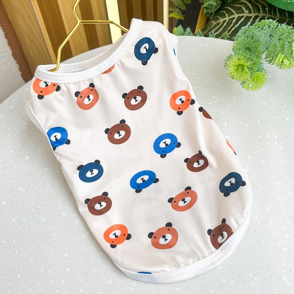 

Pet Large, Medium and Small Dog Golden Retriever Spring and Summer Mesh Vest World Cup Basketball Clothing Cat Supplies 2XL (bust 55CM about 14kg pet)