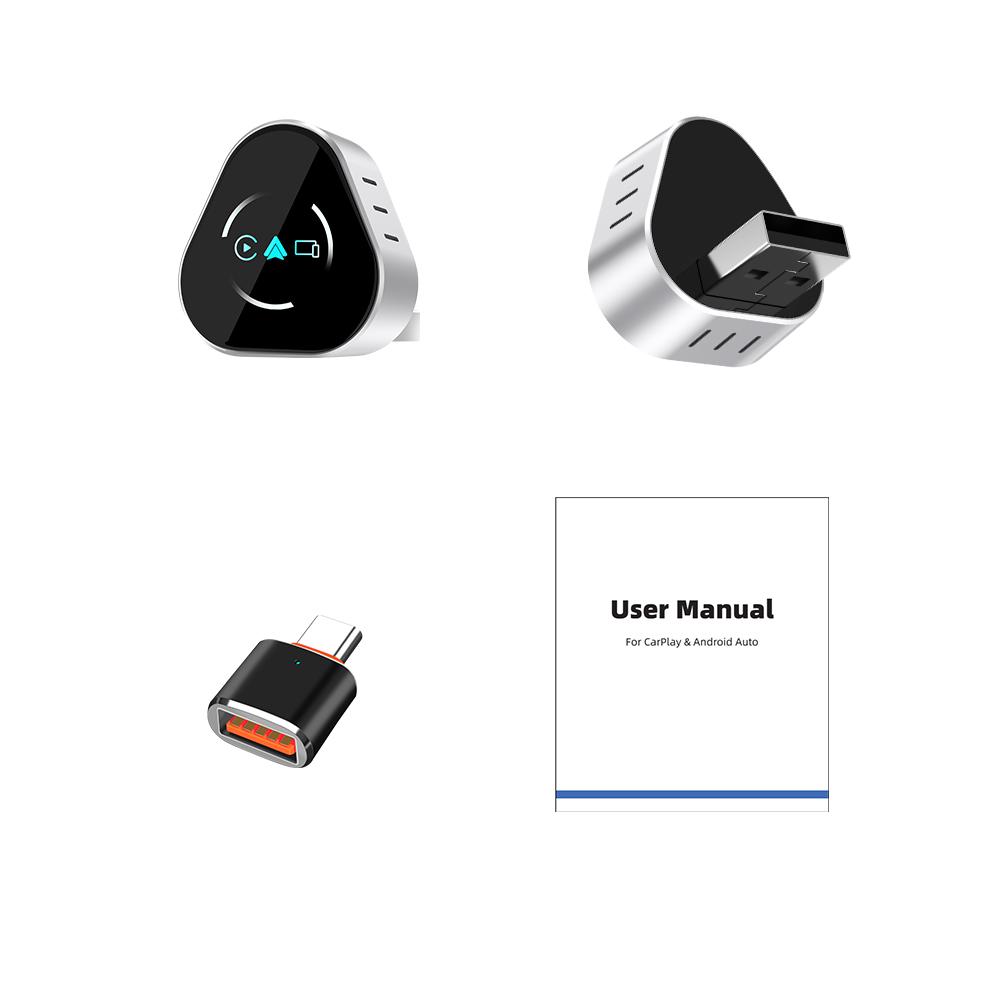 3-в-1 Беспроводной Автомобильный Carplay для Apple или Android Телефона Airplay MirrorLink Умный Донгл 2.7CM*2.63CM*2.44CM