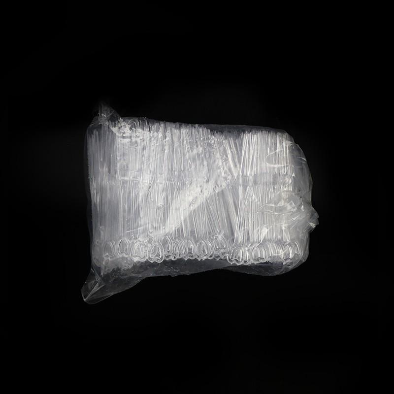 Transparent Colored Disposable Fruit Forks, Cake & Dessert Picks - Pack of 500 Pieces