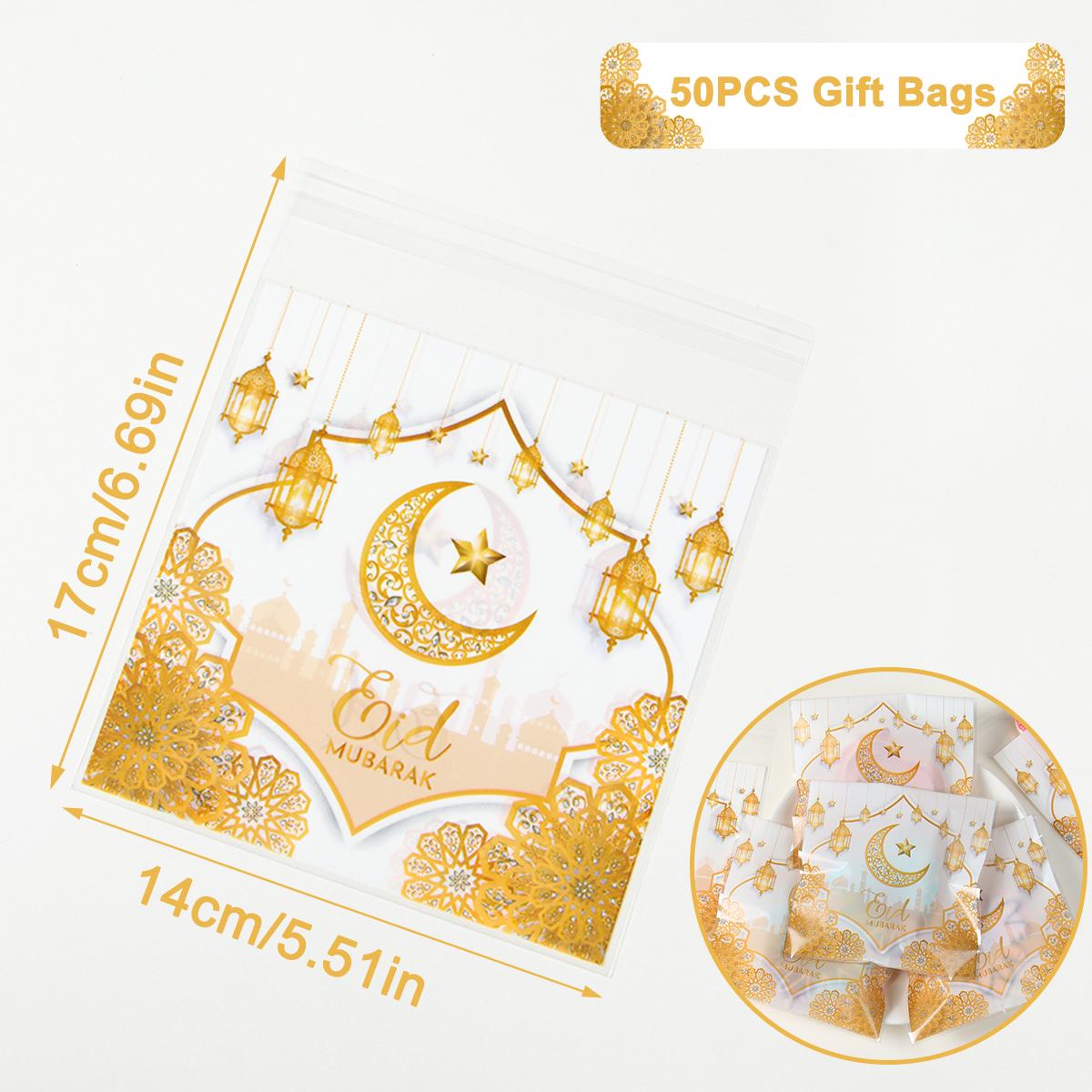 

Украшение Рамадана, сумка для конфет, декор Мубарака 2024 для дома, сумка для конфет, Рамадан Карим, исламская мусульманская вечеринка, Ид аль-Адха, подарочные сумки as picture