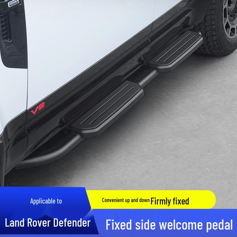 Aluminum Alloy Side Steps for Land Rover Defender 110/90/130