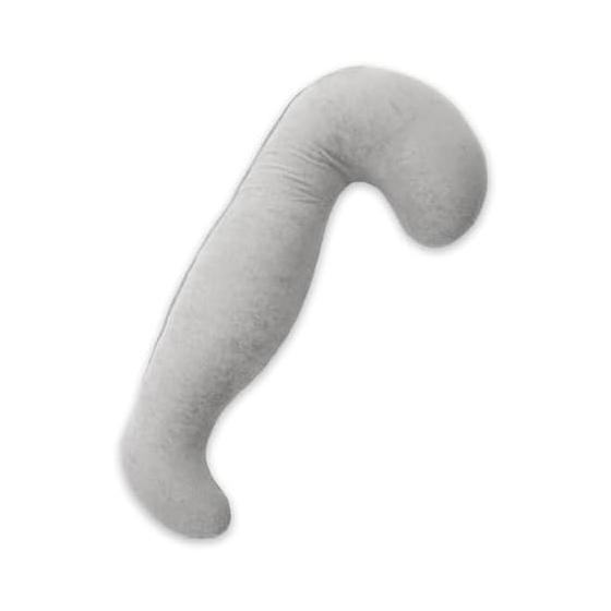 MORIPiLO Hugging Pillow Hugmore Pile that supports from the head Dakimakura Toweling Gray 40x110cm Women Men Pregnant Women Pillow Morishita 430176