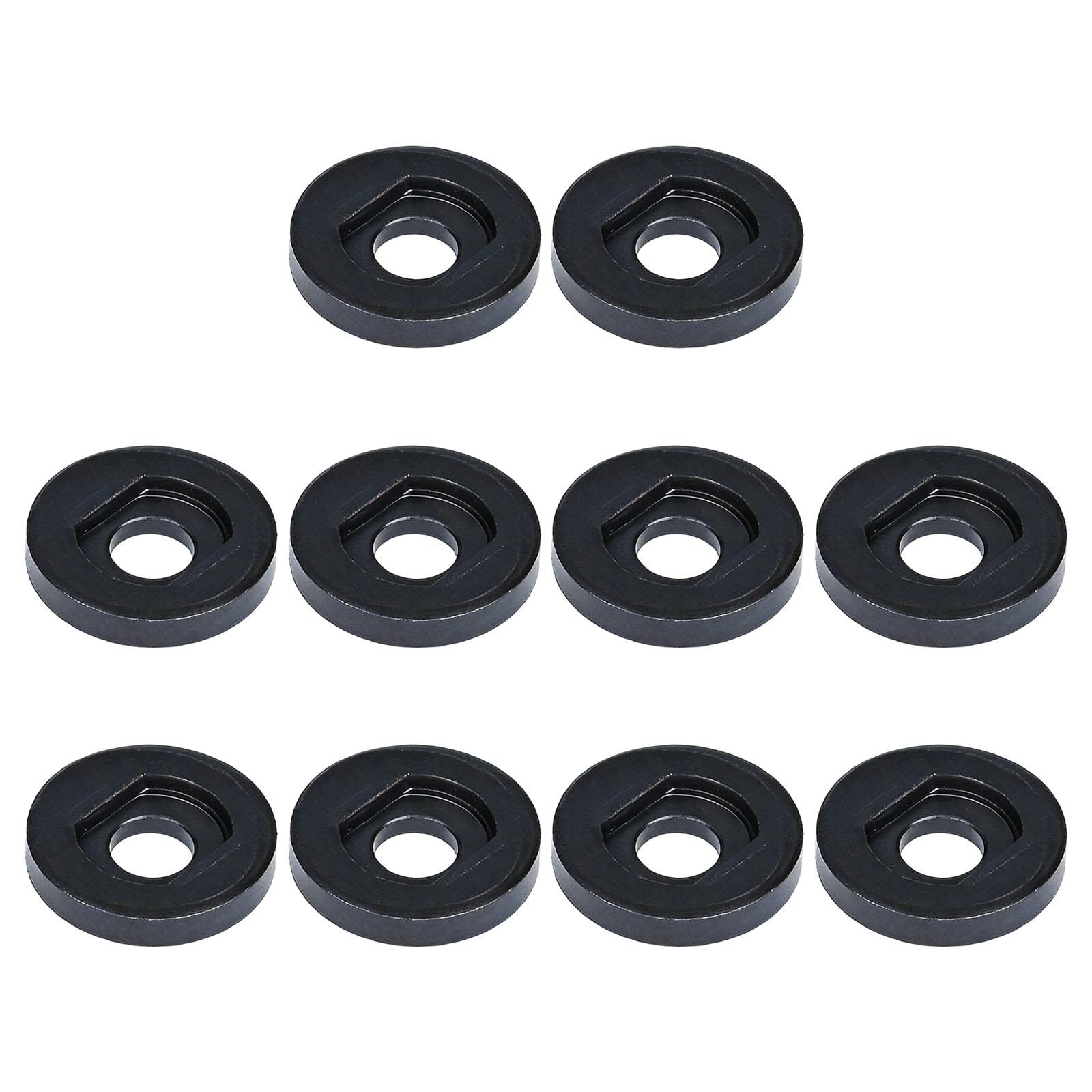 

10Pieces Heavy Duty Universal Angled Grinder Backing Plates for 100mm Models Four Hole Hex Design Alloy Material Secure