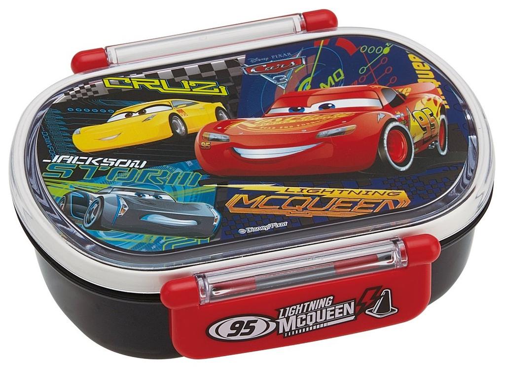 Skater Lunchbox 360ml Bento Box Autos 3 Crossroads Disney Hergestellt in Japan QA2BA