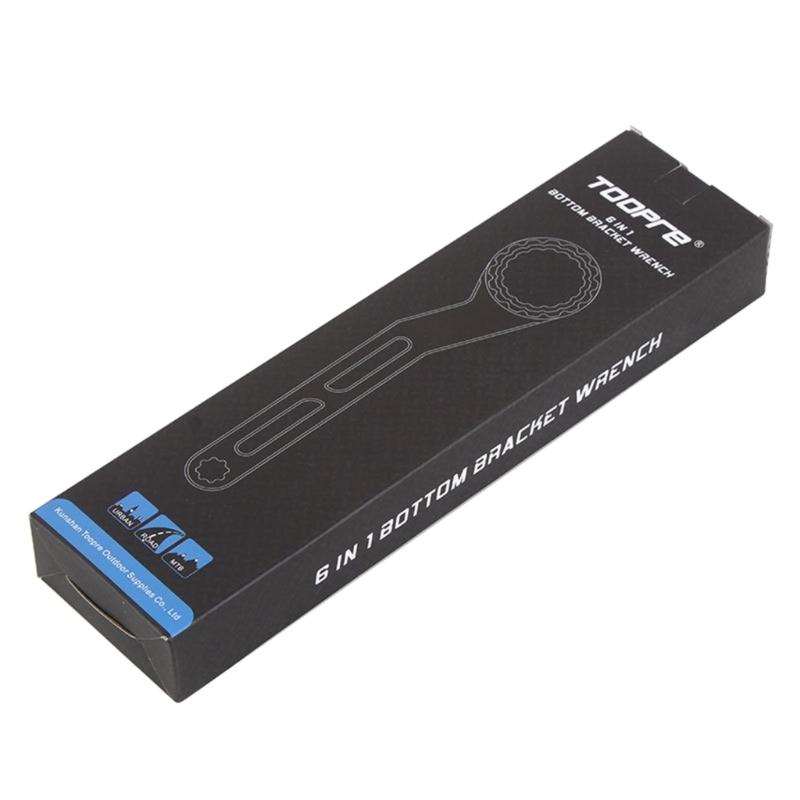 39mm/41mm/44mm/46mm/49mm 6 In 1 Bicycle BB-Wrench Hollow Central Axle-Wrench DUB Crankset Installation Removal Tool