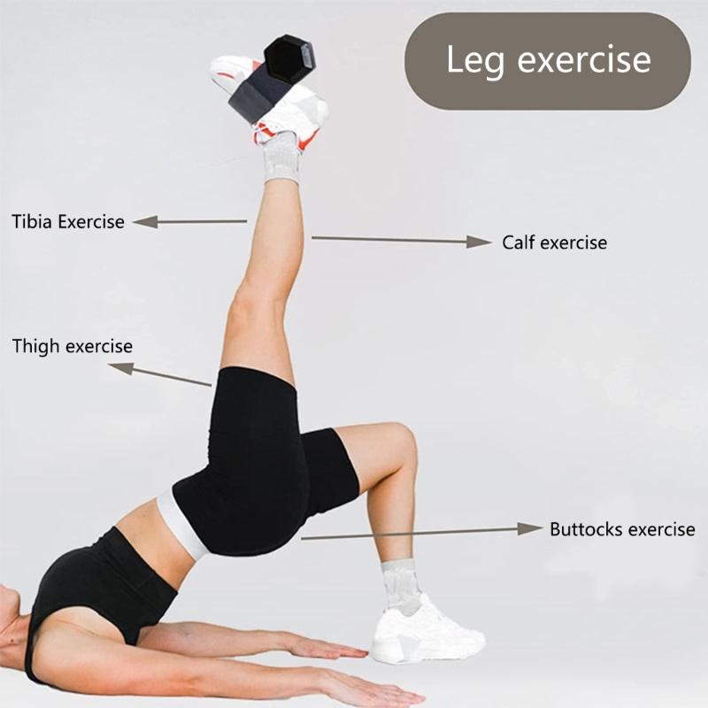 2 ks Trenér Tibialisů Popruh na nohu Nástavec na jednoručku Tréninkové Fitness vybavení