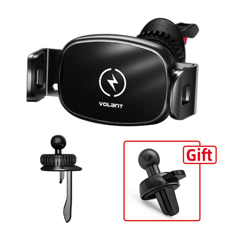 

15 Вт автомобильное беспроводное зарядное устройство для Samsung Huawei Xiaomi iPhone 16 15 14 Pro Max автомобильное беспроводное зарядное устройство для телефона быстрая зарядка чёрный