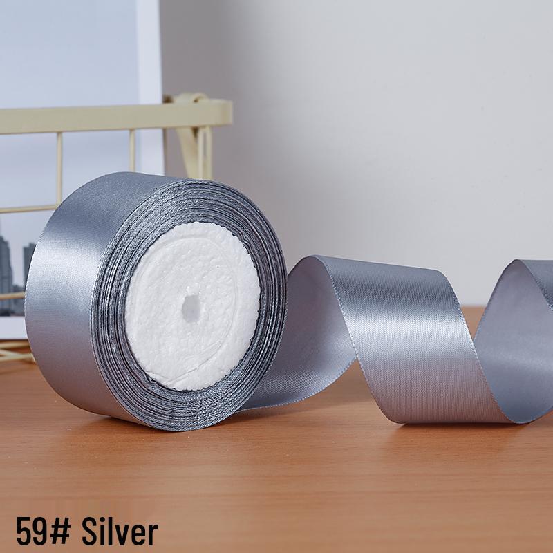 Cinta de Rosa de Seda Hecha a Mano de 4 cm para Envolver Regalos y Joyería DIY