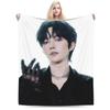 Huang Xing Eliot Huang DDesire Plush Blanket Child  Flannel Throw Blanket For Home Decor Soft Custom DIY Quality Bedspread Gift