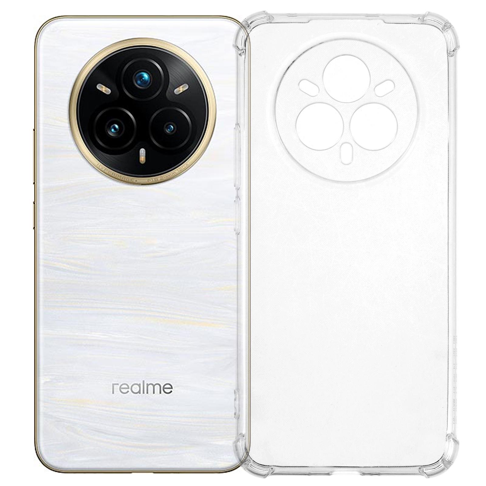 

For Realme 14 Pro+ 5G Phone Case Reinforced Four Corner Anti-Drop Clear TPU Cover Type A