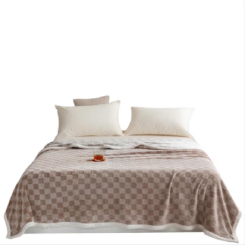 

Muji Cut Flower Rabbit Fur Blanket